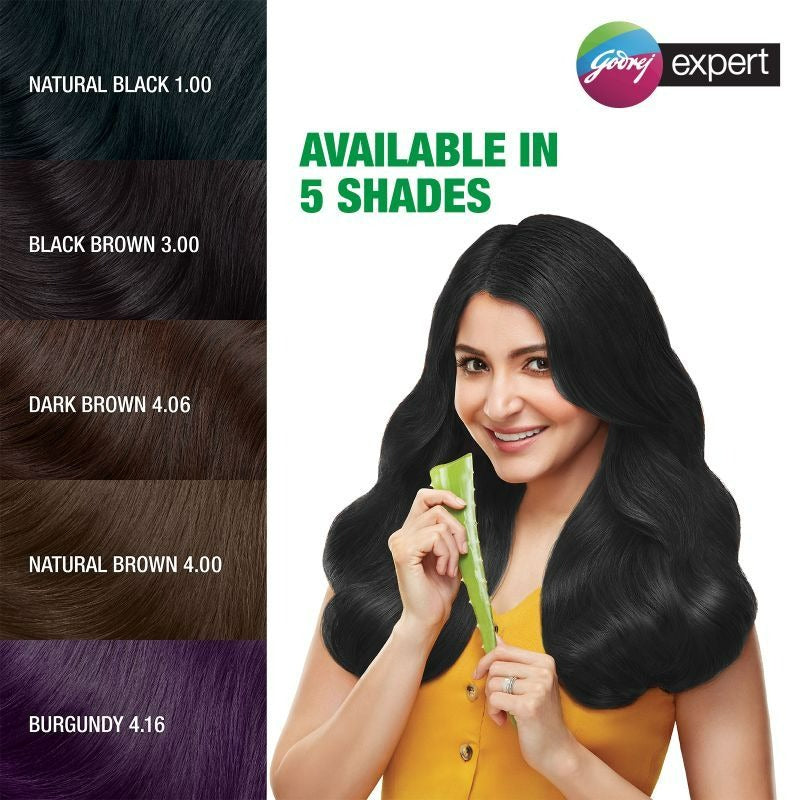Godrej Expert Rich Creme Hair Natural Black Colour - Distacart