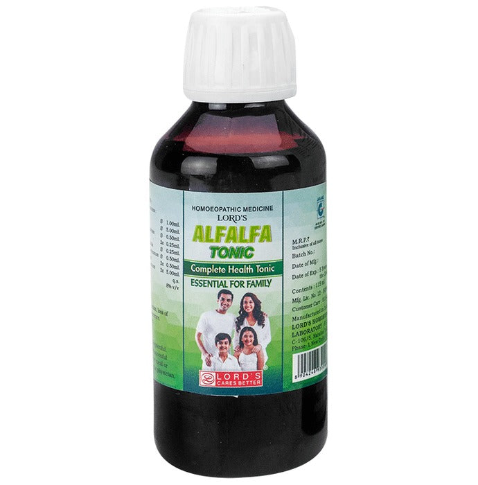 Lord's Homeopathy Alfalfa Tonic - Distacart