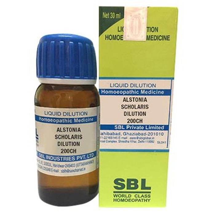 SBL Homeopathy Alstonia Scholaris Dilution - Distacart