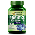Thumbnail for Himalayan Organics Probiotics Supplement 50 billion Prebiotics Capsules - Distacart