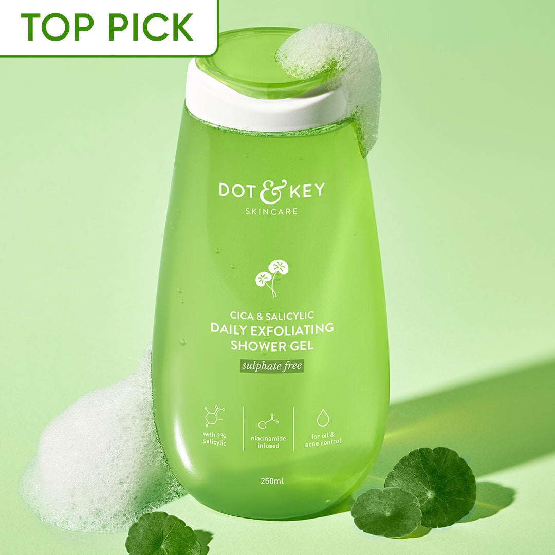 Dot & Key Cica & Salicylic Daily Exfoliating Shower Gel - Distacart