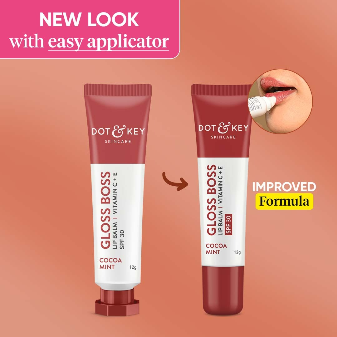 Dot & Key Gloss Boss Cocoa Mint Lip Balm - Distacart