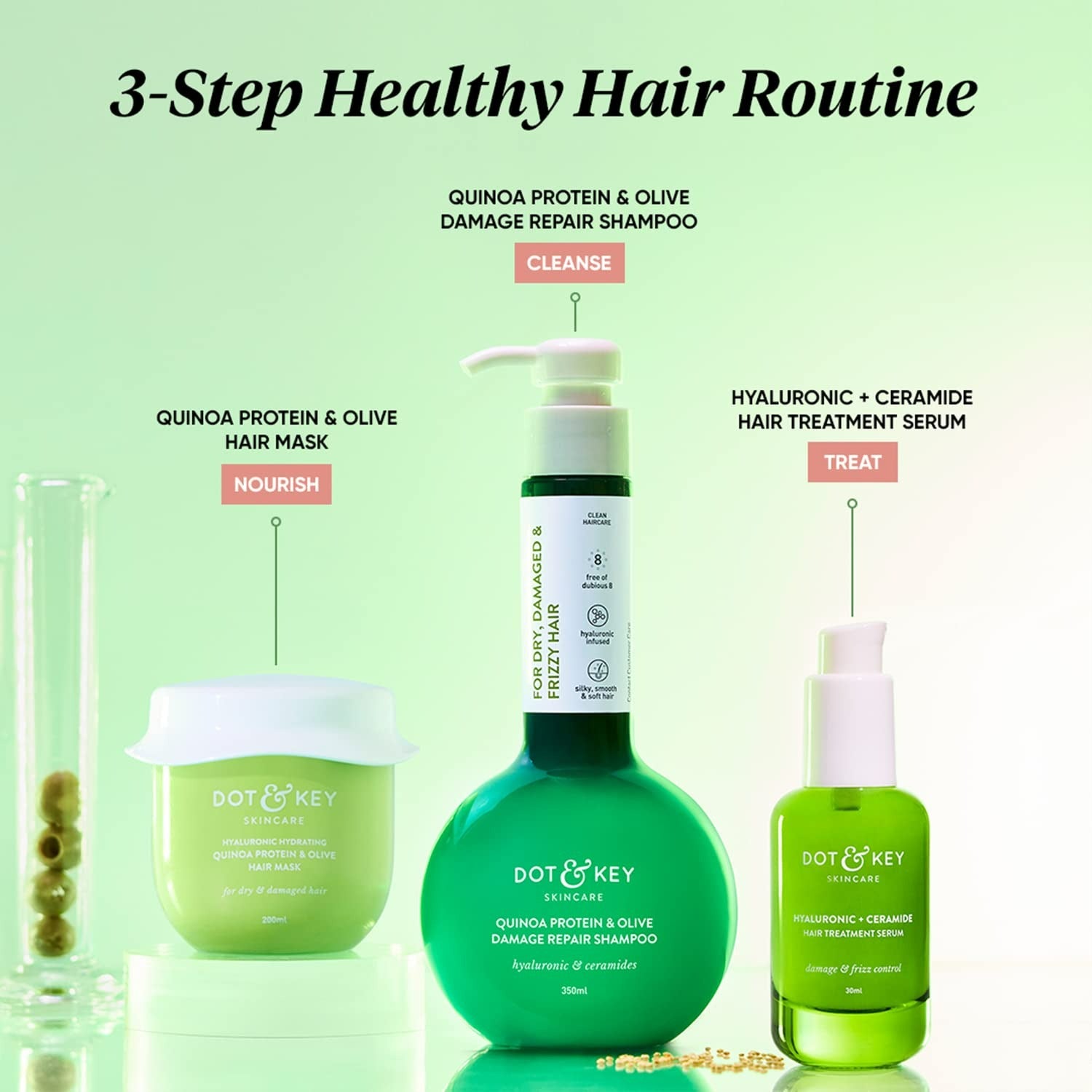 Dot & Key Hyaluronic + Ceramide Hair Serum - Distacart