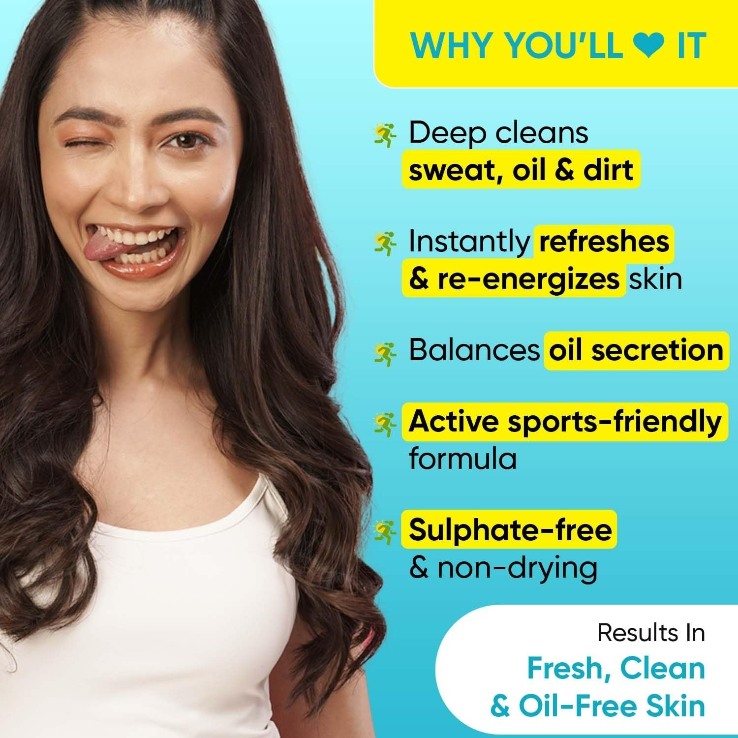 Dot & Key Lime Rush Sports Face Wash - Distacart