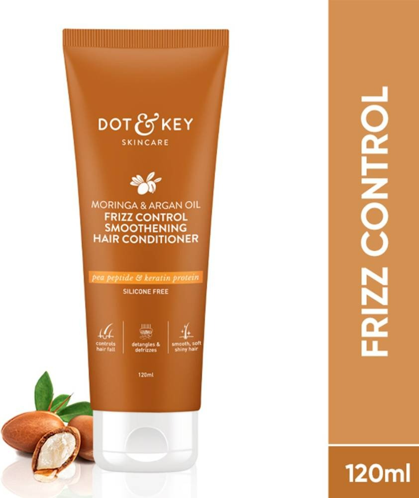 Dot & Key Moringa & Argan Oil Fizz Control Smoothening Hair Conditioner - Distacart