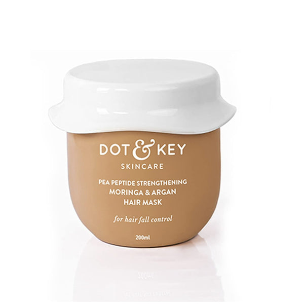 Dot & Key Pea Peptide Strengthening Moringa & Argan Hair Mask - Distacart