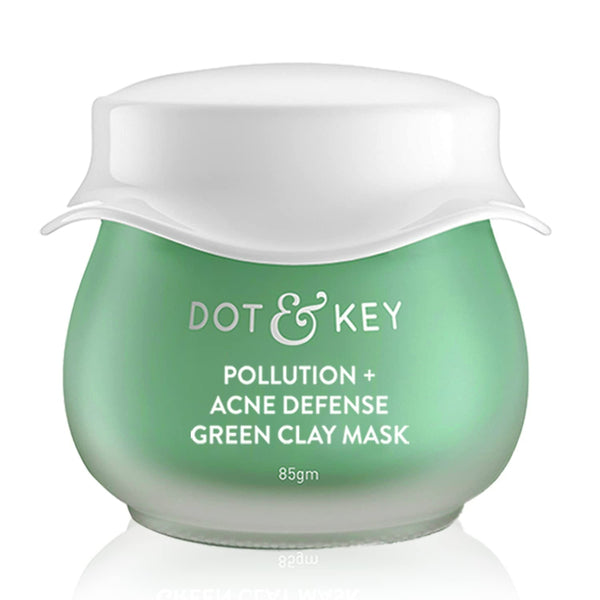 Dot & Key Pollution + Acne Defense Green Clay Face Mask - Distacart