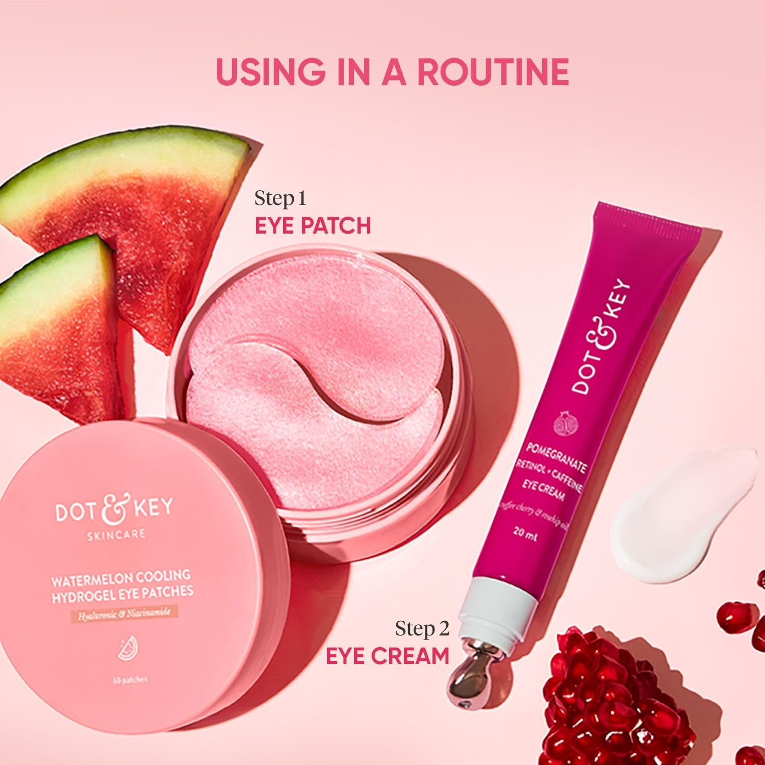 Dot & Key Watermelon Cooling Hydrogel Eye Patches - Distacart
