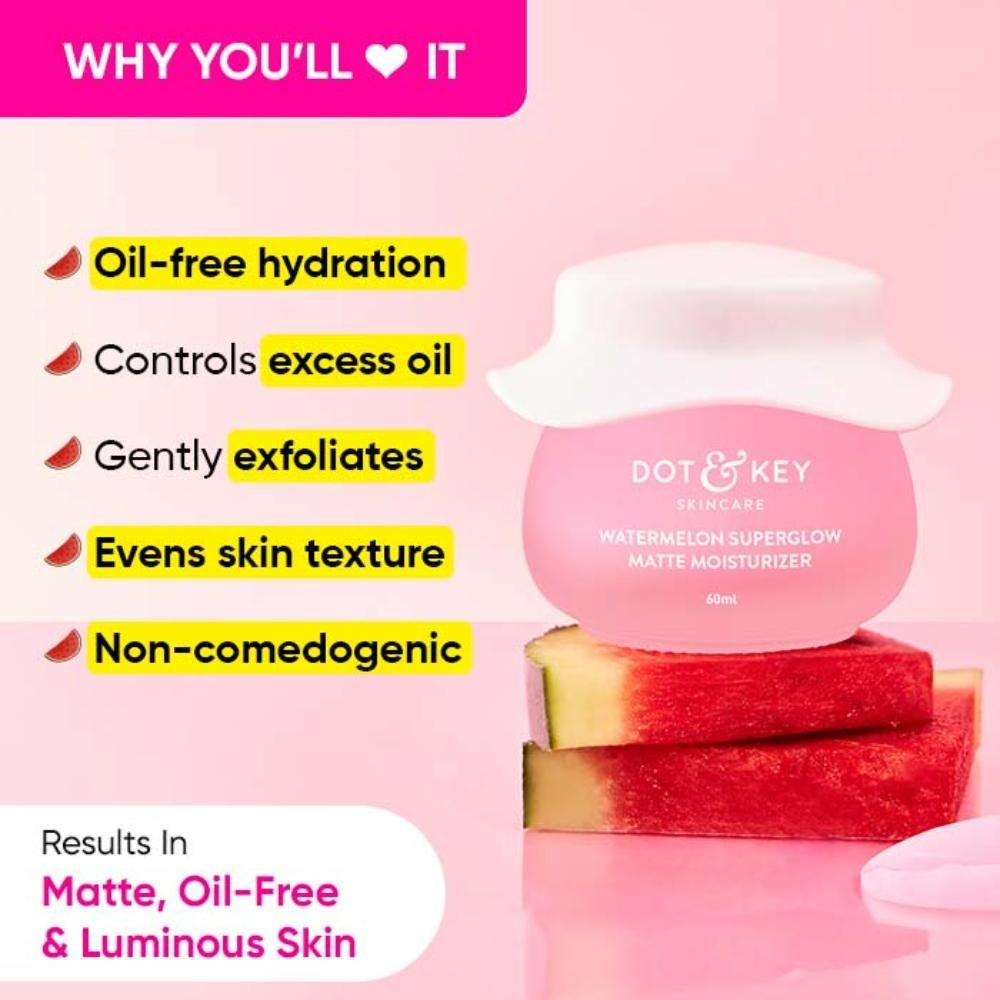 Dot & Key Watermelon Super Glow Matte Moisturizer - Distacart