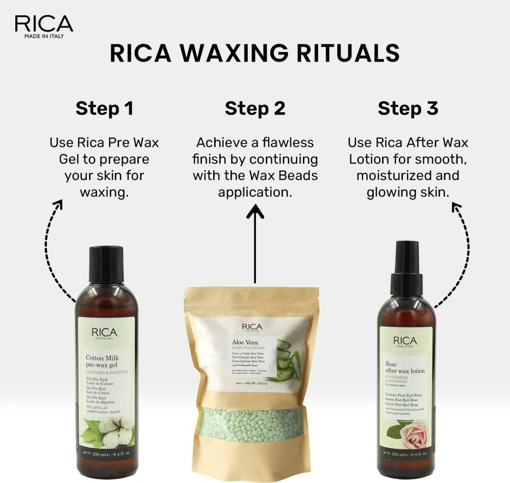 Rica Aloe Vera Hard Wax Beads - Distacart