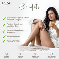 Thumbnail for Rica Argan Oil Liposoluable Wax for Sensitive Skin - Distacart
