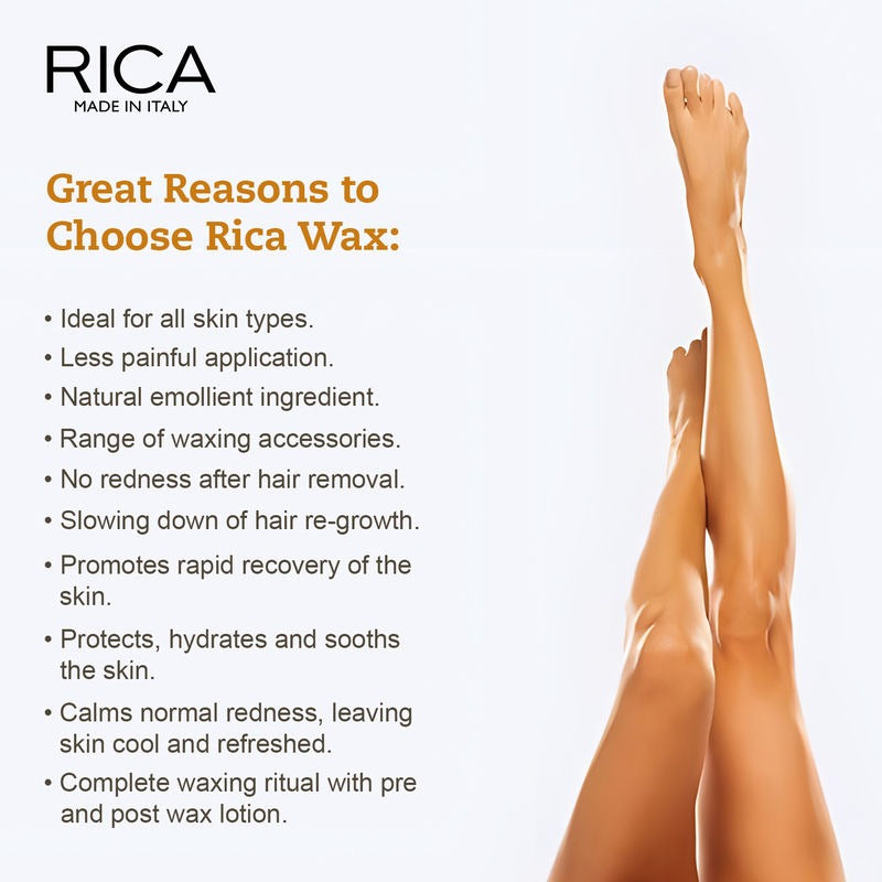 Rica Cotton Milk Pre-Wax Gel Cleansing Waxing Hair Cleaning with Naural Extracts for Hydration & Softening Skin - Distacart