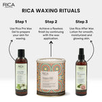 Thumbnail for Rica Cotton Milk Pre-Wax Gel Cleansing Waxing Hair Cleaning with Naural Extracts for Hydration & Softening Skin - Distacart