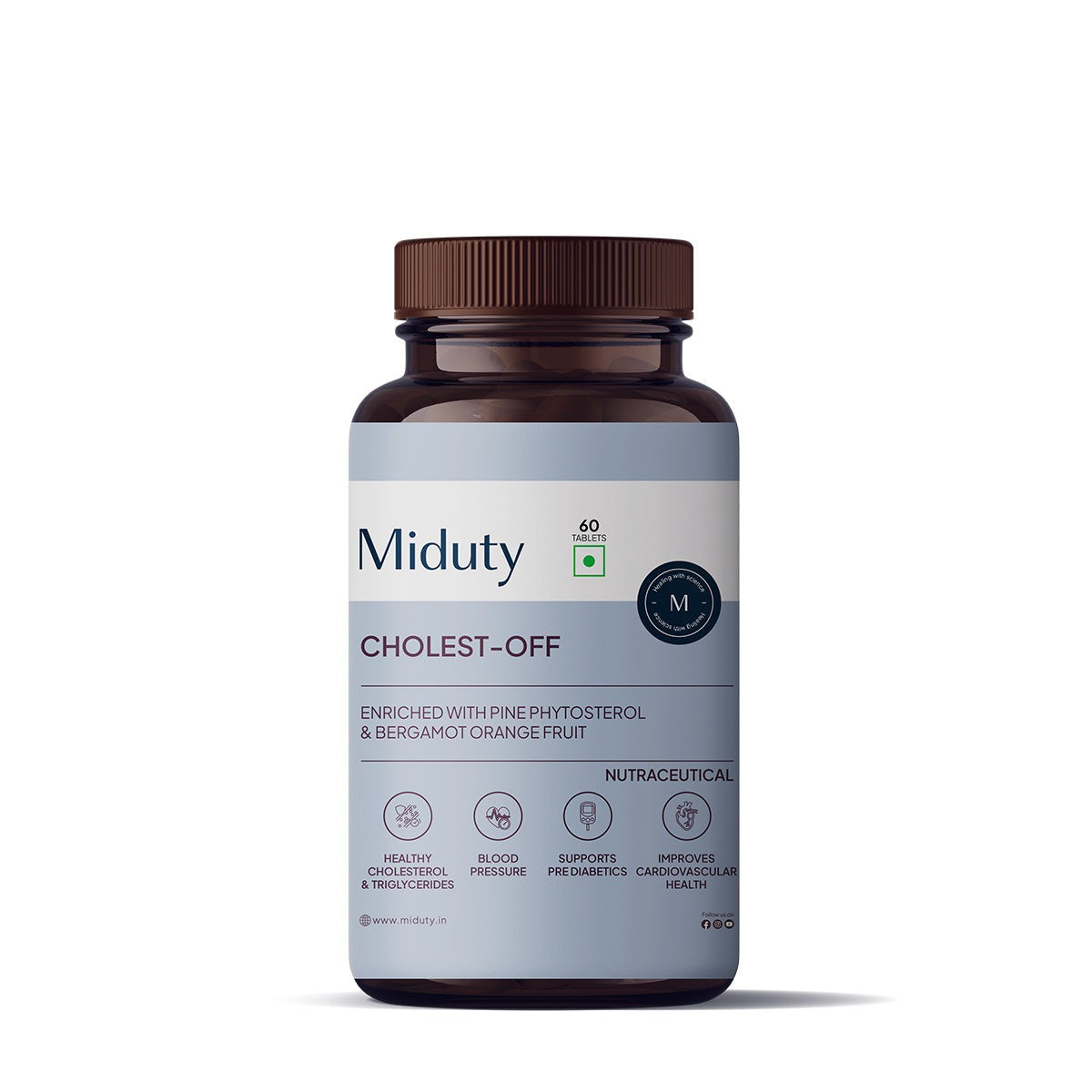 Miduty by Palak Notes Cholest-Off Tablets - Distacart