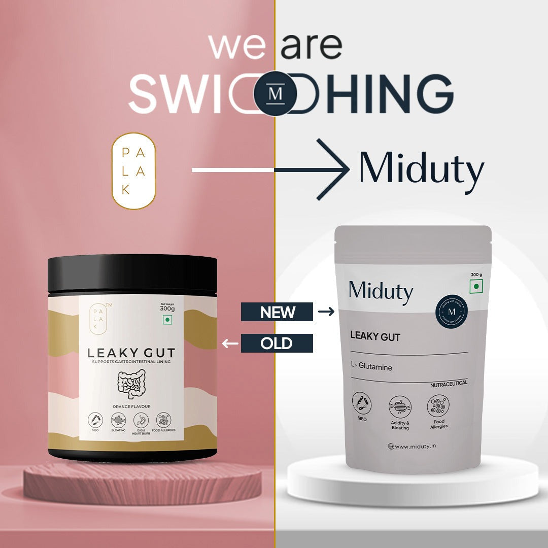 Miduty by Palak Notes Leaky Gut Powder - Distacart