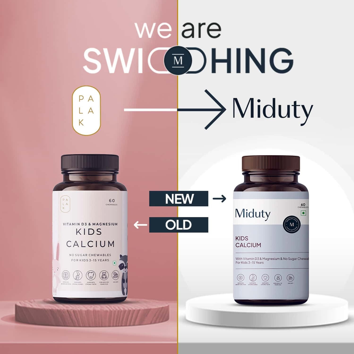 Miduty by Palak Notes Kids Calcium Chewables - Distacart