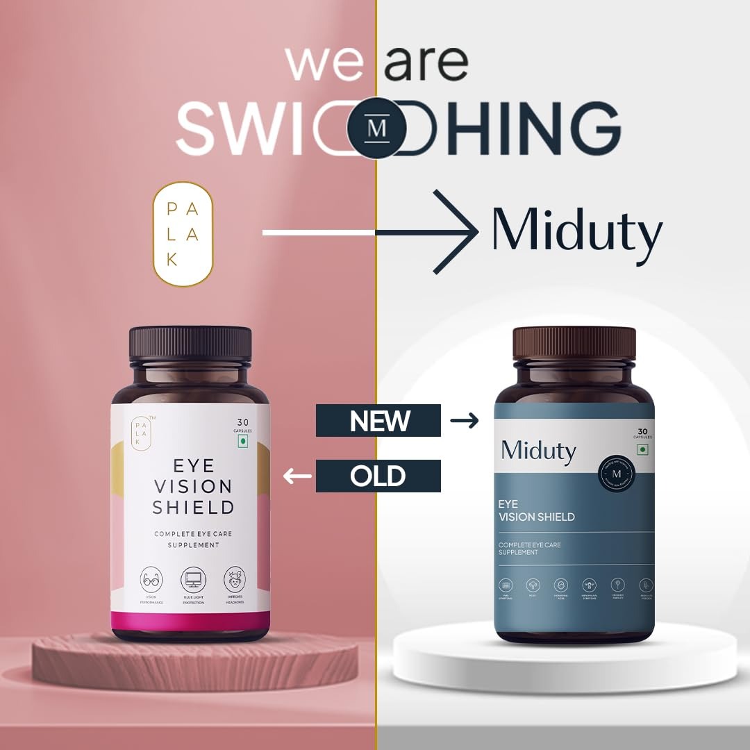 Miduty by Palak Notes Eye Vision Shield Complete Eye Care Capsules - Distacart