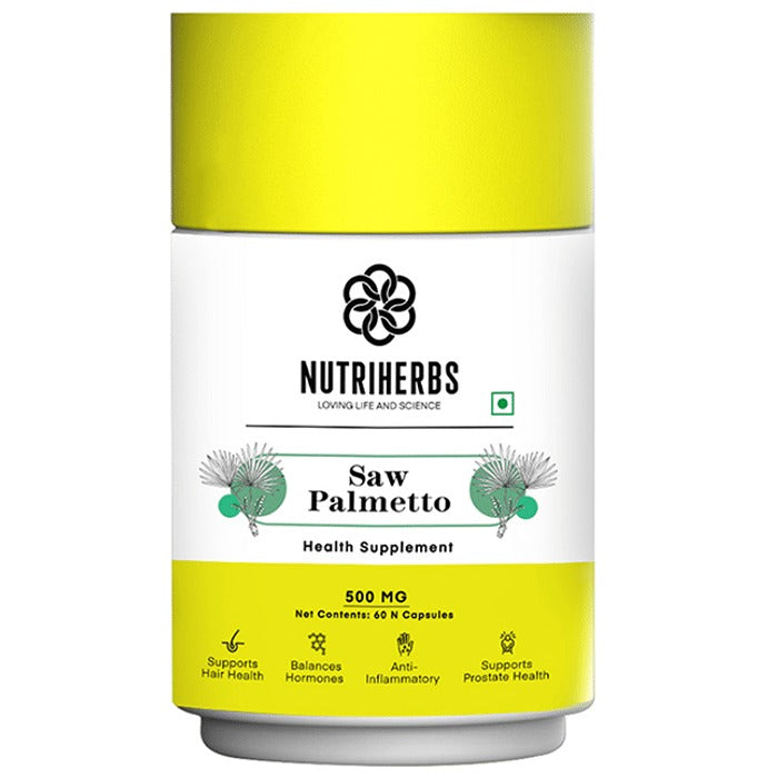 Nutriherbs Saw Palmetto 450mg Capsules - Distacart