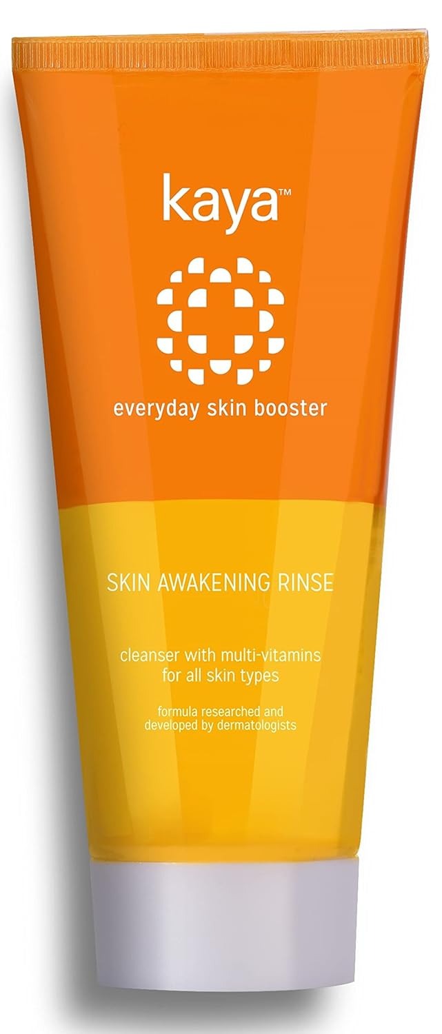 Kaya Skin Awakening Rinse Face Wash with Niacinamide, Vitamin C, A & E for All Skin Types - Distacart