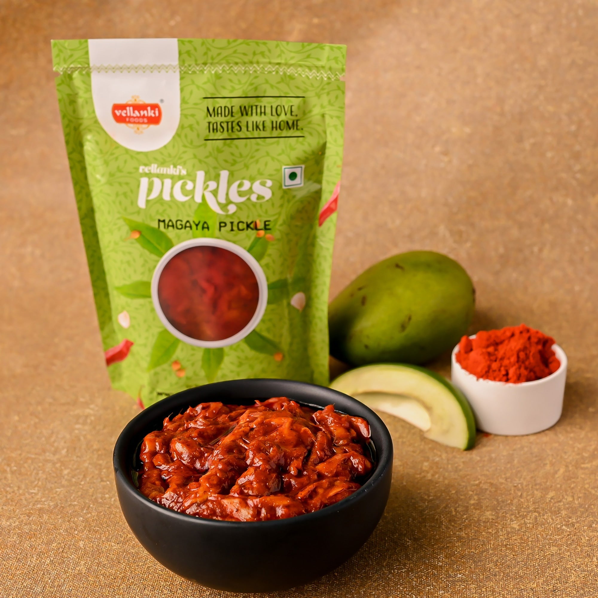 Vellanki Foods - Dried Mango Pickle / Sukhe Aam Ka Achaar / Magaya Pickle - Distacart