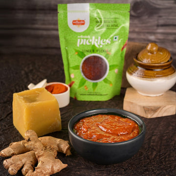 Vellanki Foods - Ginger Pickle Without Garlic - Distacart