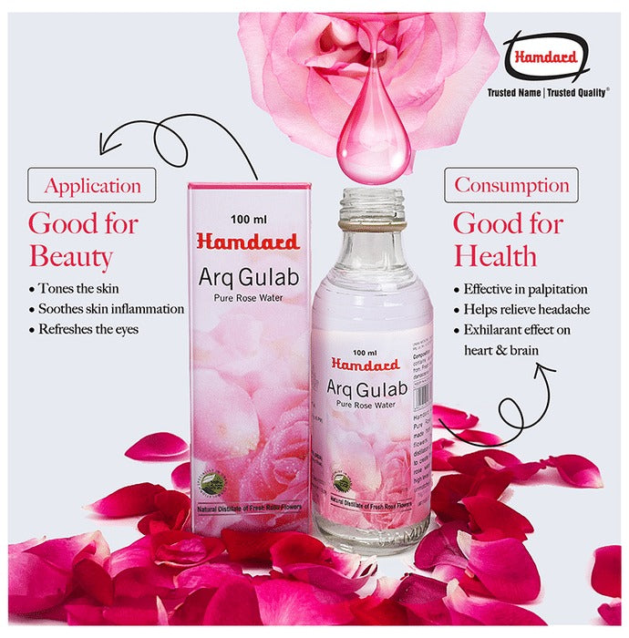 Hamdard Arq Gulab Pure Rose Water - Distacart