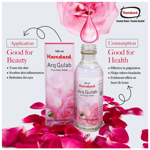 Hamdard Arq Gulab Pure Rose Water - Distacart