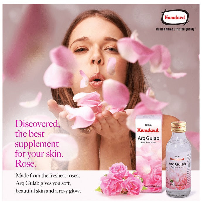 Hamdard Arq Gulab Pure Rose Water - Distacart