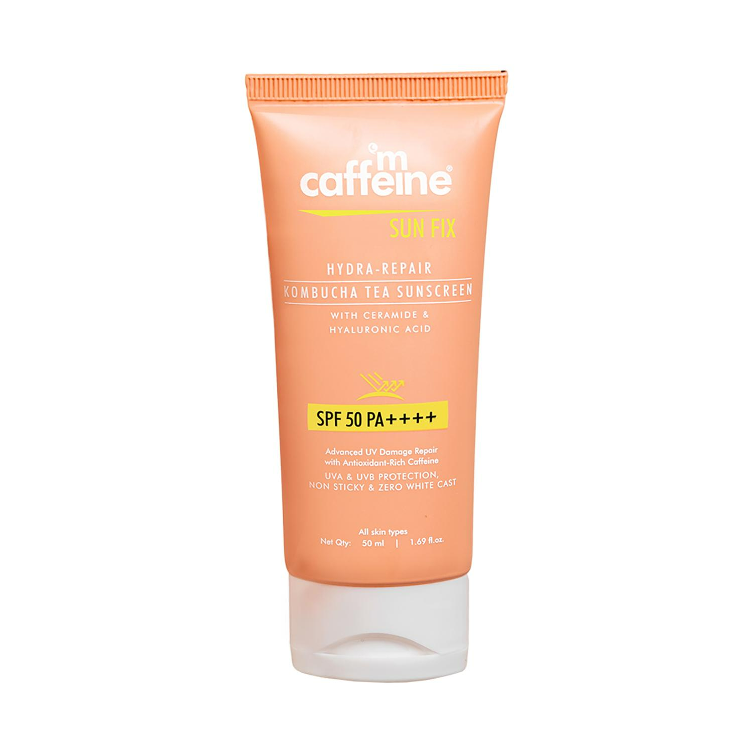 mCaffeine Kombucha Hydra Repair Sunscreen SPF50 PA++++ - Distacart