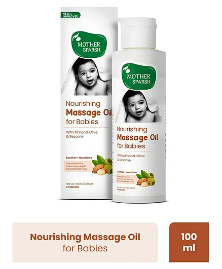 Mother Sparsh Ayurvedic Baby Massage Oil - Distacart