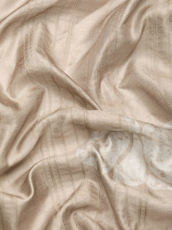 Beige Silk Blend Digital Print Floral Saree with Unstitched Blouse - Hiral Fashion - Distacart