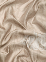 Thumbnail for Beige Silk Blend Digital Print Floral Saree with Unstitched Blouse - Hiral Fashion - Distacart