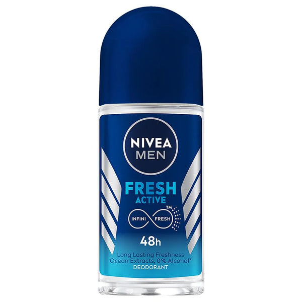 Nivea Men Fresh Active Deo Roll On 48 H Freshness - Distacart