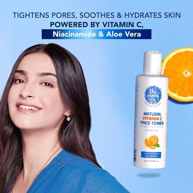 The Moms Co Natural Vitamin C Daily Face Toner with Niacinamide and Aloe Vera - Distacart