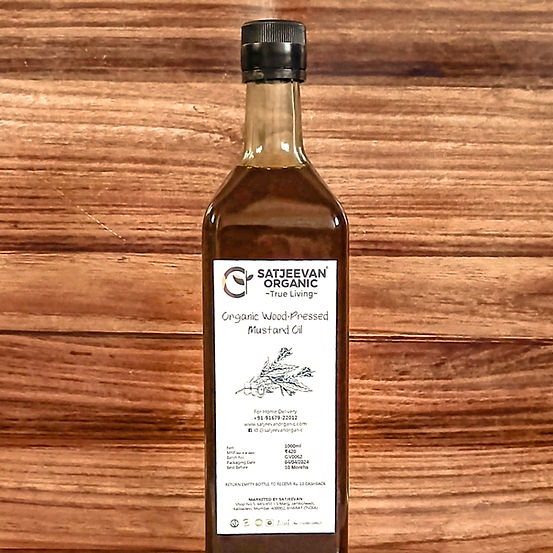 Satjeevan Organic Wood-Pressed Mustard Oil