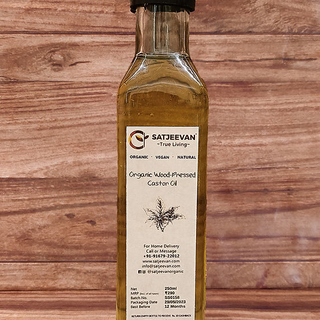 Satjeevan Organic Wood-Pressed Castor Oil - Distacart