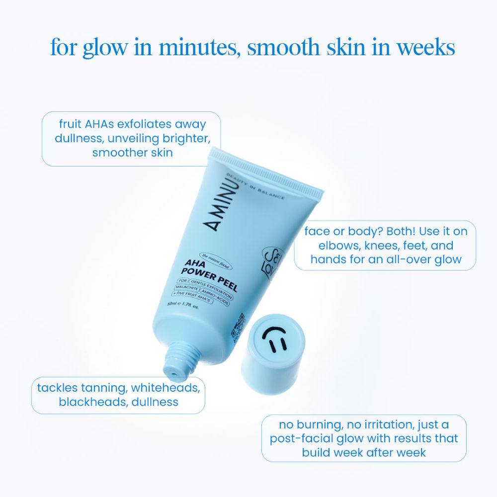 AHA Power Peel – Instantly Brightens Dull, Congested, Tanned Skin – 5 Min, At-Home Facial - Distacart