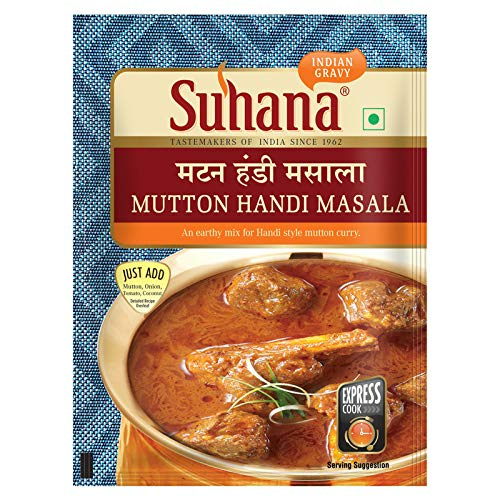 Suhana Mutton Handi Spice Mix 50g Pouch - Pack of 8
