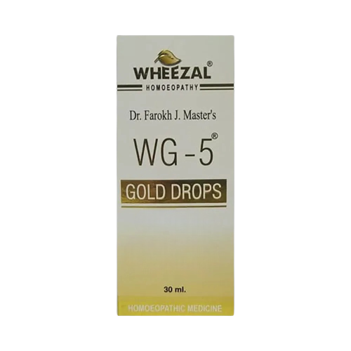 Wheezal Homeopathy WG-5 Gold Drops - Distacart