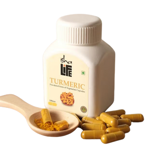 Isha Life Turmeric Powdered Form Of Vegetarian Capsules - Distacart