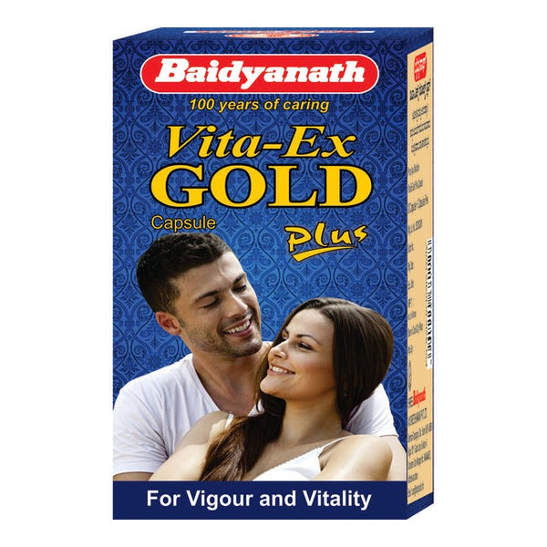 Baidyanath Vita Ex Gold Plus Capsules - Distacart