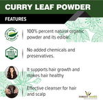 Thumbnail for Forest Herbs Curry Leaves Hair Care Powder - Distacart