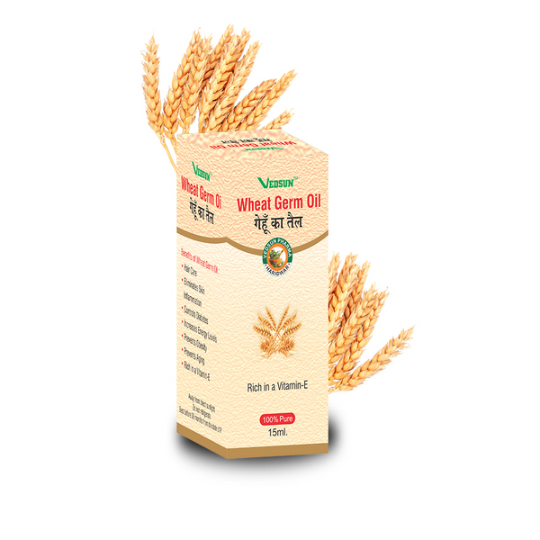 Vedsun Naturals Wheat Germ Essential Oil Pure & Organic for Skin - Distacart