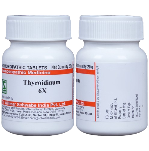 Dr. Willmar Schwabe India Thyroidinum Trituration Tablet - Distacart