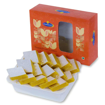 Ghasitaram Pure Kesari Kaju Katli Sweets - Distacart