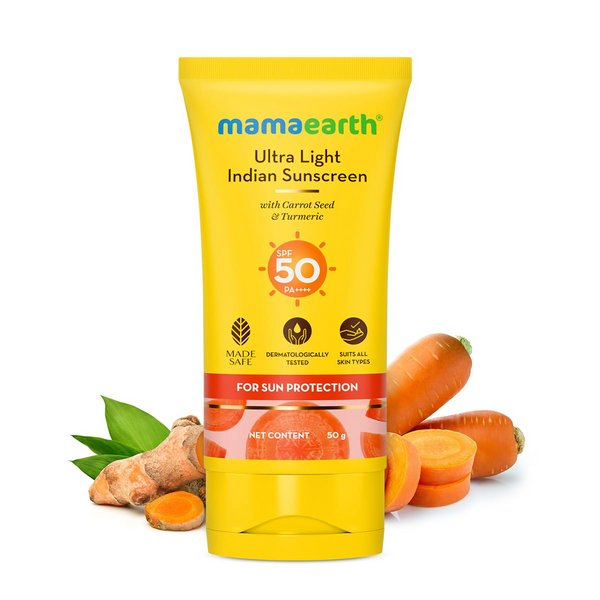 Mamaearth Ultra Light Indian Sunscreen For Sun Protection - Distacart