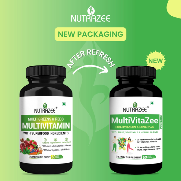 Nutrazee Multi Greens & Reds Multivitamin Tablets - Distacart