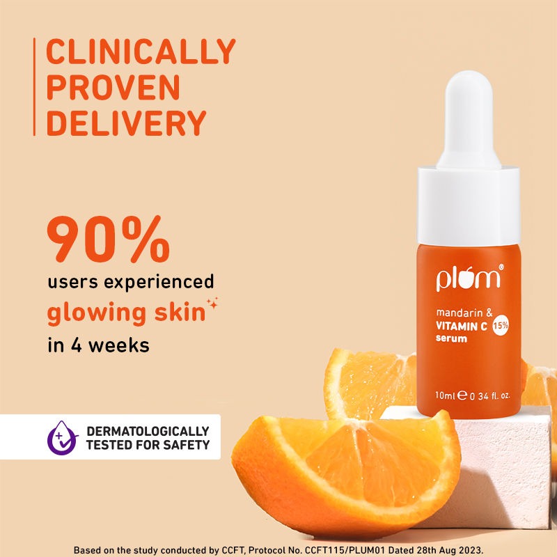 Plum Mandarin & Vitamin C Serum - Distacart