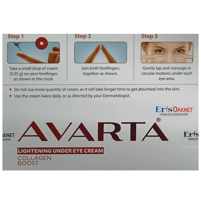 Dr. Reddy's Avarta Under Eye Cream - Distacart