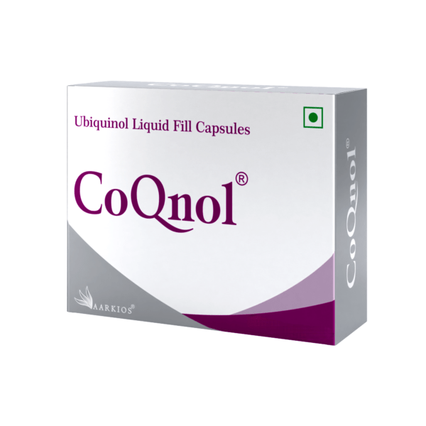 Aarkios CoQnol Ubiquinol 100 mg Capsules - Distacart